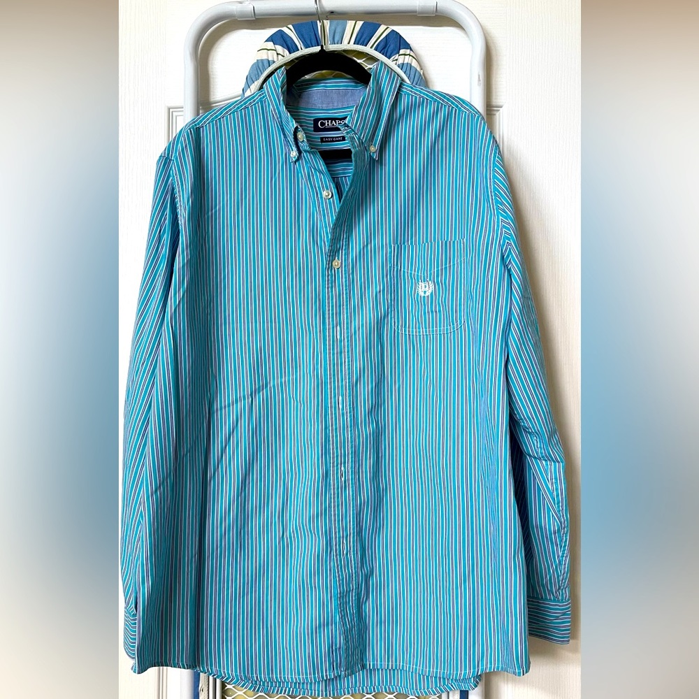 Chaps button down long sleeve shirt.